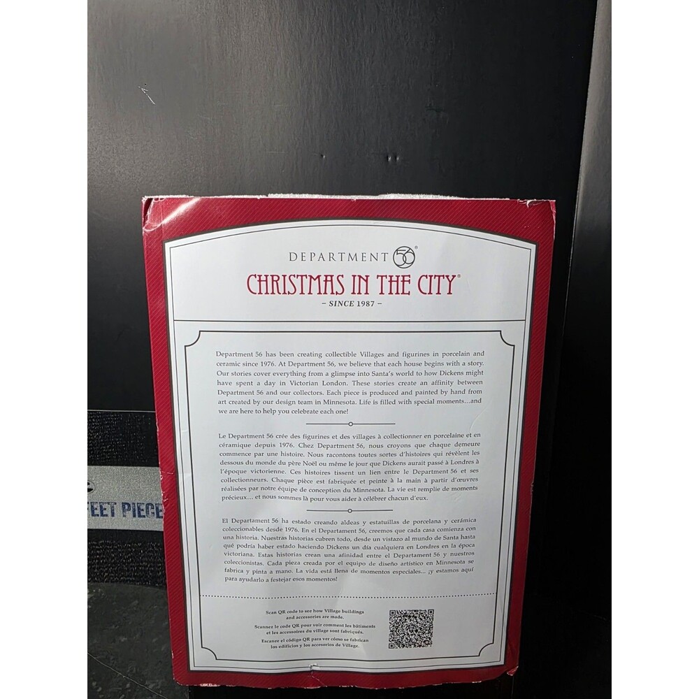 RETIRED Dept 56 Christmas In the City Thompson's Furniture #6011384 NEW - Picture 3 of 6